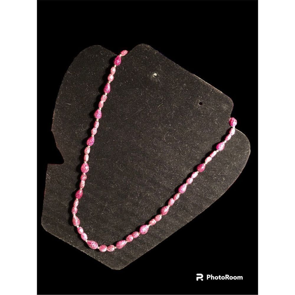 QVC Beautiful 925 Silver Beaded Necklace‎